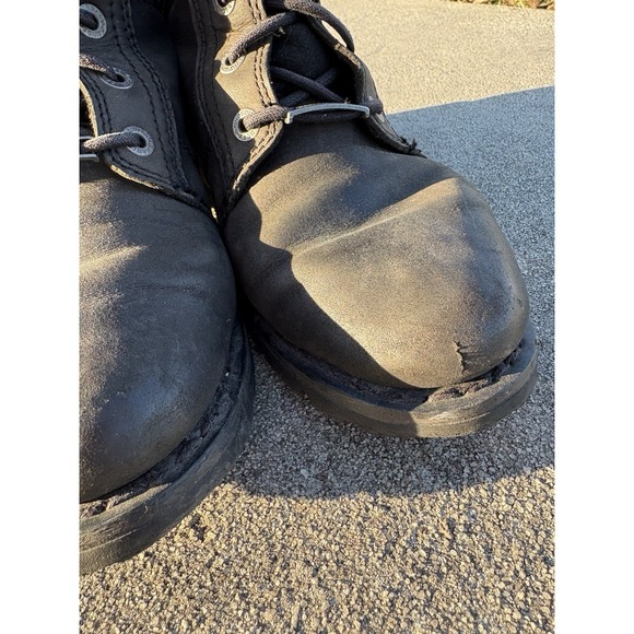 Harley Davidson Black Motorcycle Boots Womens 9 Harnett‎ Black D84472 Bikerchic - Picture 3 of 16